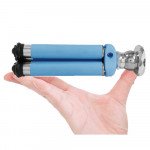 Wholesale Universal Flexible Magnetic Cell Phone Holder Tripod Stand KI-1001A (Blue)